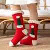 Christmas Socks, Floor Socks, Winter Socks, Snow Socks, Plush Socks, Coral Socks, Home Socks, Sleep Socks