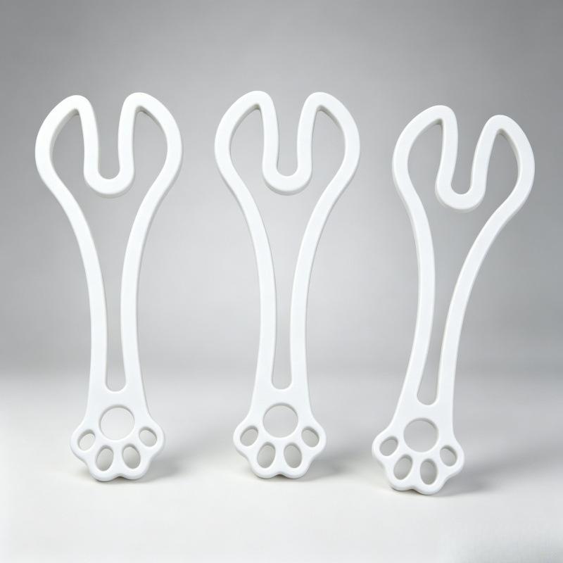 3Pcs 3D Plastic Cat Claw Shopping Cart Token Keychain Supermarket Trolley Unlocking Tool Portable & Reusable Sturdy Design