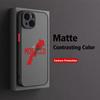 Marokkaanse Paspoort Kaart Mat Transparant Voor iPhone Hoesje 17 16 15 14 13 12 11 Pro XR XS Max 7 8 Plus Anti-Val Telefoon Y2K Cover