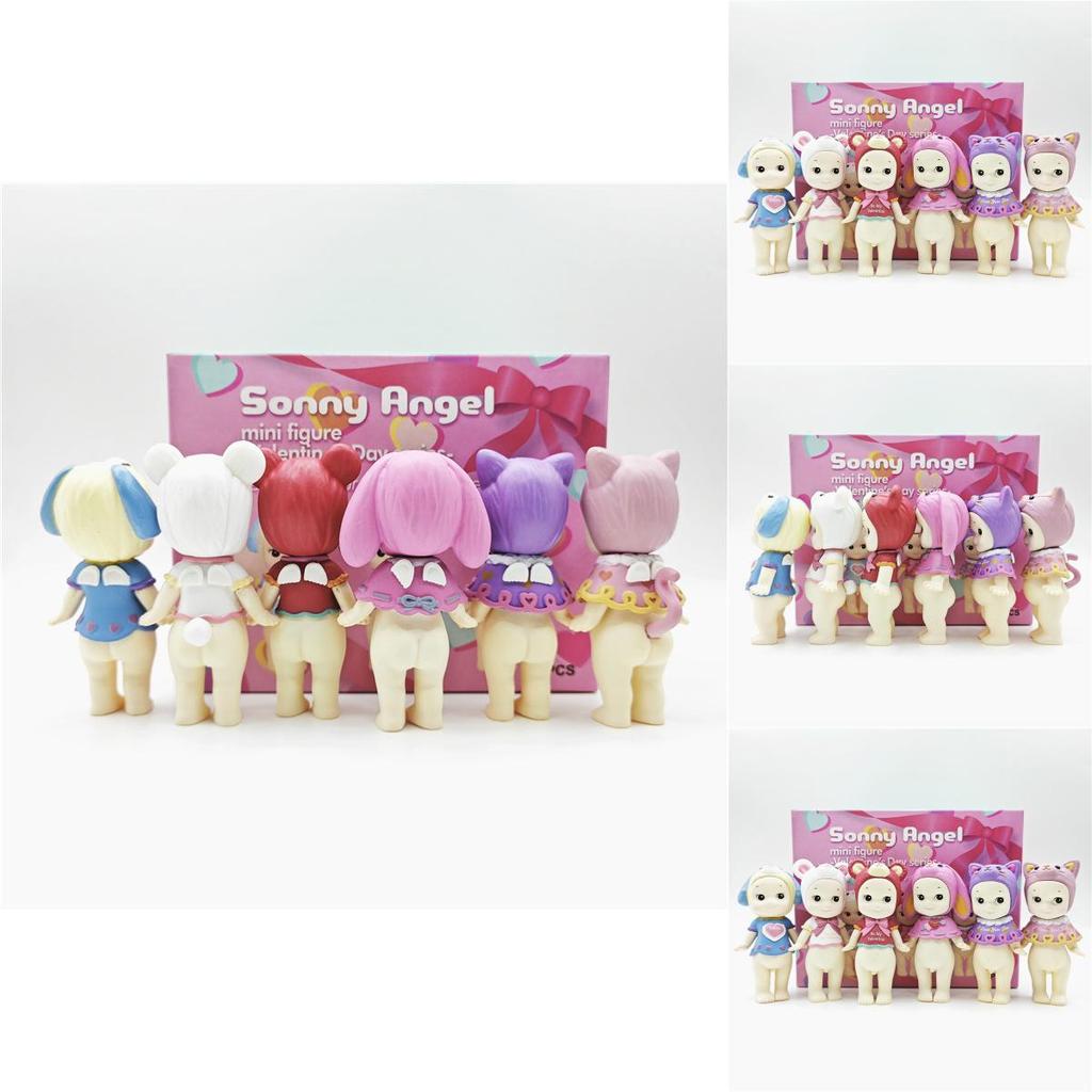 Adorable Angel Bear Blind Box Cute Valentine Series Collectible Model Toy Gift