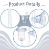 Aquarium Equipment CO2 Atomizer Plastic Double Seal Water Plant Refinement Supply for Freshwater Fish Tank