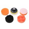 7 Stück 7,6 cm Wachsschwamm-Pufferpolierpads M10 Bohrer-Adapter-Set für Autopolierer