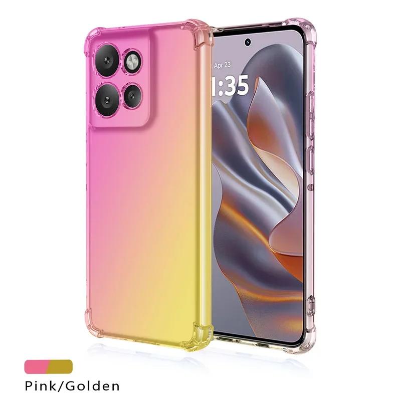 Shockproof Gradient TPU Case for Motorola Edge 50 Neo Protective Cover For Moto Edge 50 Pro Fusion Ultra Funda Coque Capa