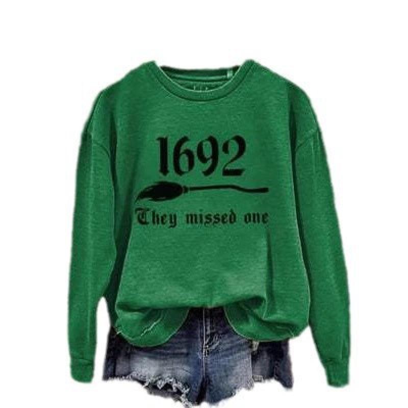 Women's 2D Print Round Neck Hoodie - European & American Style, Hot Selling in 2025