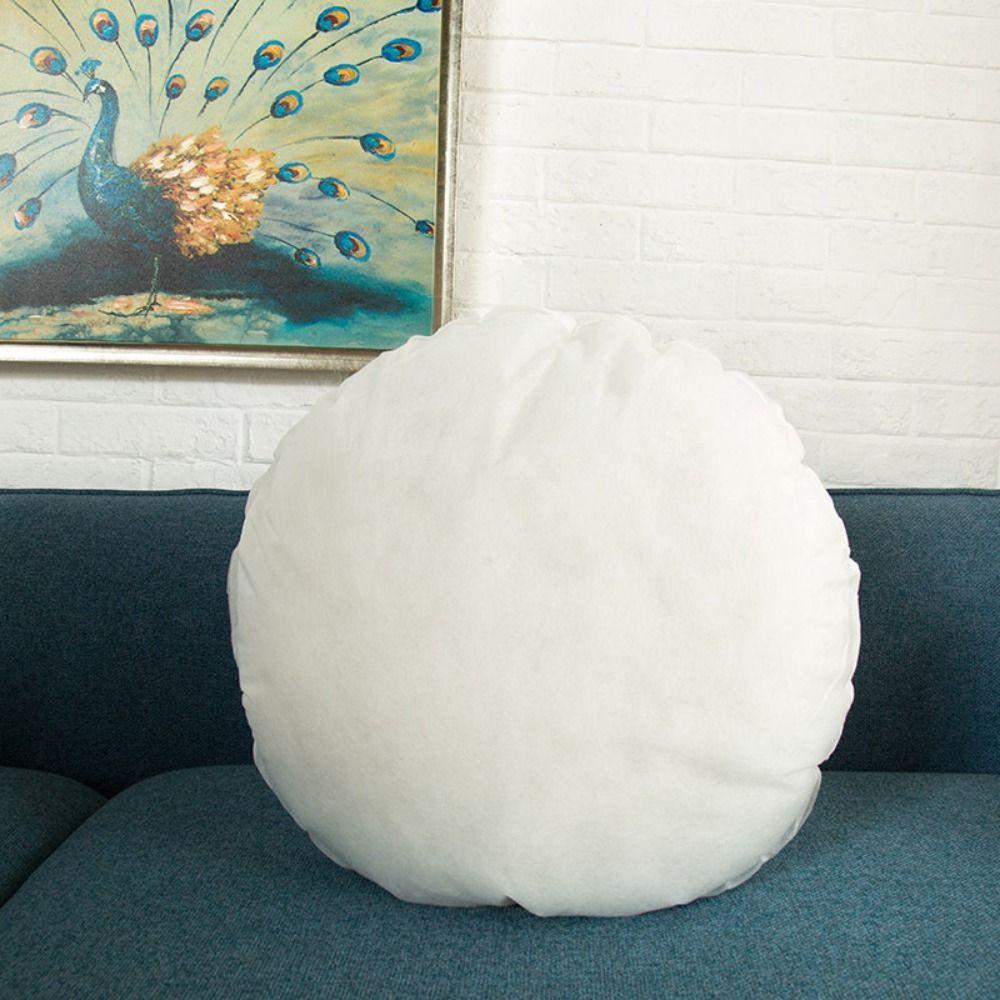 Soft Cushion Insert Core Round Cushion Interior Core Multiple Sizes Round Pillow Core  Home