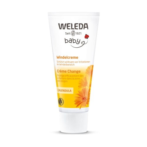 [Official] WELEDA Calendula Baby Nappy Cream 75mL Calendula Baby Balm for Diaper Care, Gentle Herbal Scent, Naturally Derived Ingredients, Organic