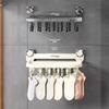 Folding Socks Drying Clips Rotating Balcony Drying Hanger Baby Clothes Drying Rack  Bathroom