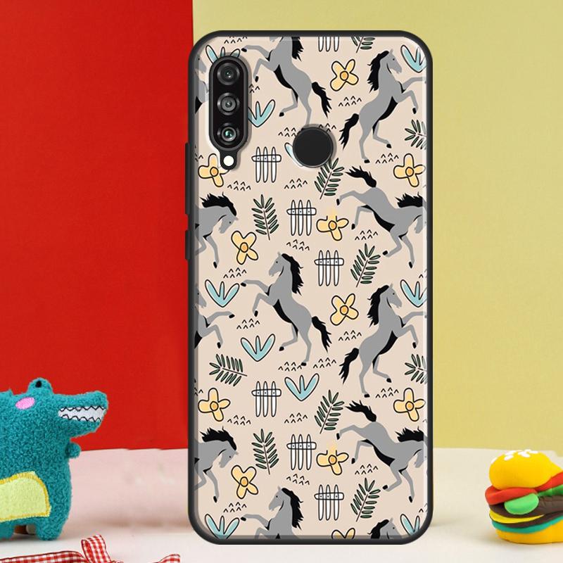 

Коллаж с узором лошадей для Huawei Nova Y91 Y90 Y60 Y70 Y72 Y61 9 10 SE 12i 12s 11i 5T P60 Pro P20 P30 P40 Lite Чехол Huawei Nova 8i