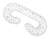 Pregnancy pillow type C removable cover pillow for pregnant women, for breastfeeding - gray clouds