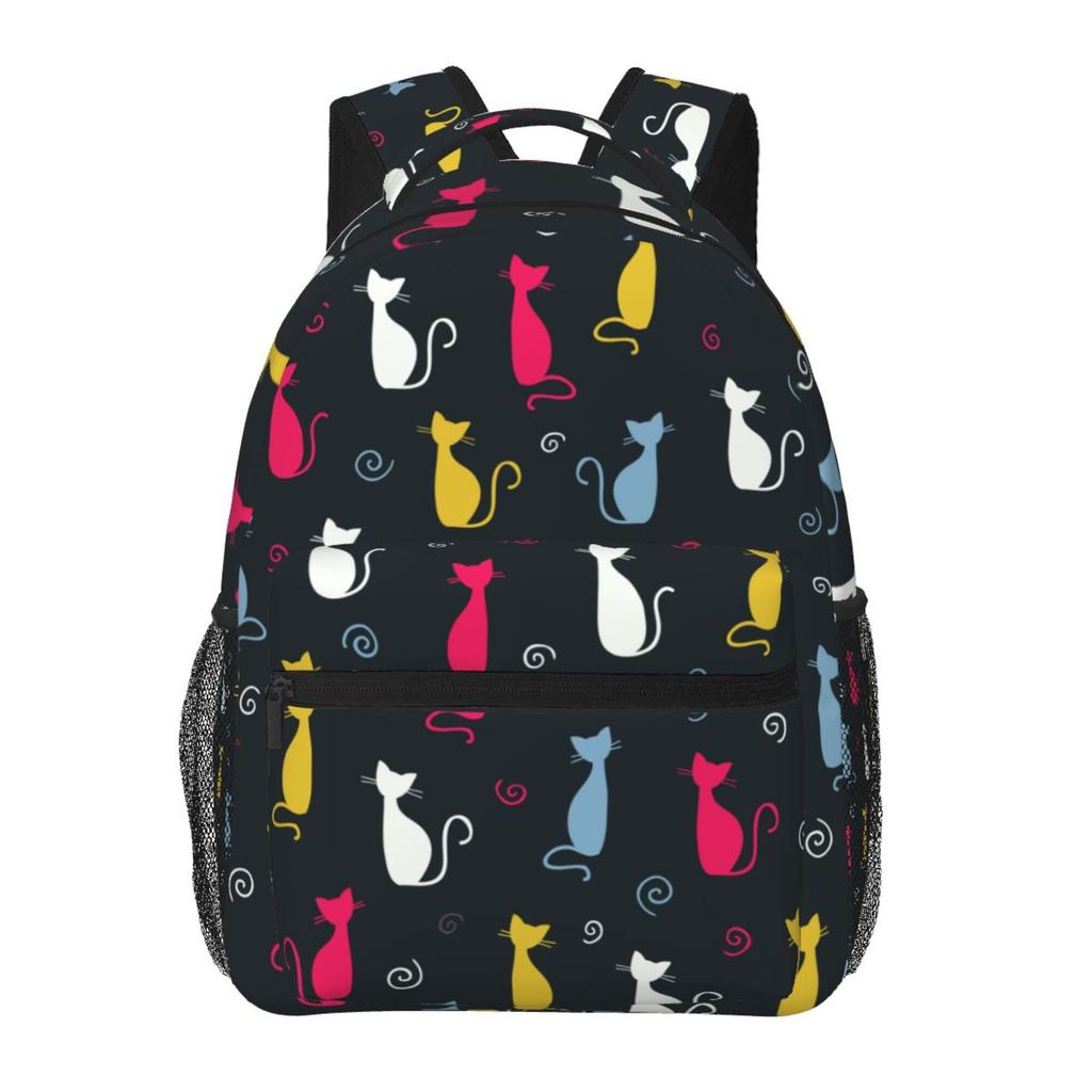 Anime Neko Atsume Women Backpack Cartoon Mochila for Girls Boys Travel Rucksack Cute Cat Printing Shoulder Bag for Teenages