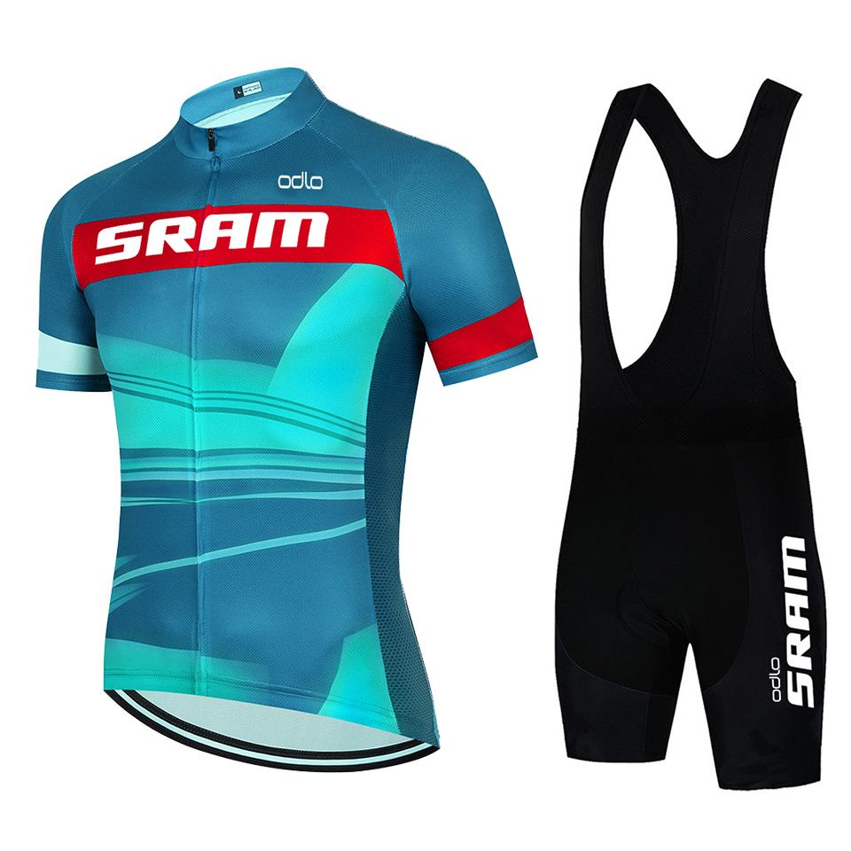 2026 SRAM Cyklistický dres Sada Letní cyklistické oblečení MTB oblečení na kolo Uniforma Maillot Ropa Ciclismo Pánský cyklistický oblek na kolo
