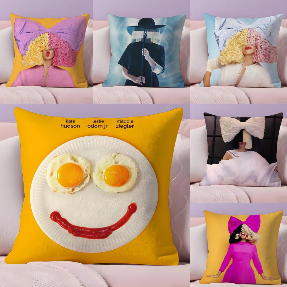 Singer S-Sia Crisp Band Pillow Case Silky Short Plush With Invisible Zipper Dustproof Sofa Cushion Cover