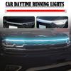 LED Car Hood Lights Strip Universal Auto Decorative Atmosphere Lamps Ambient Lights For Car Daytime Running Lights