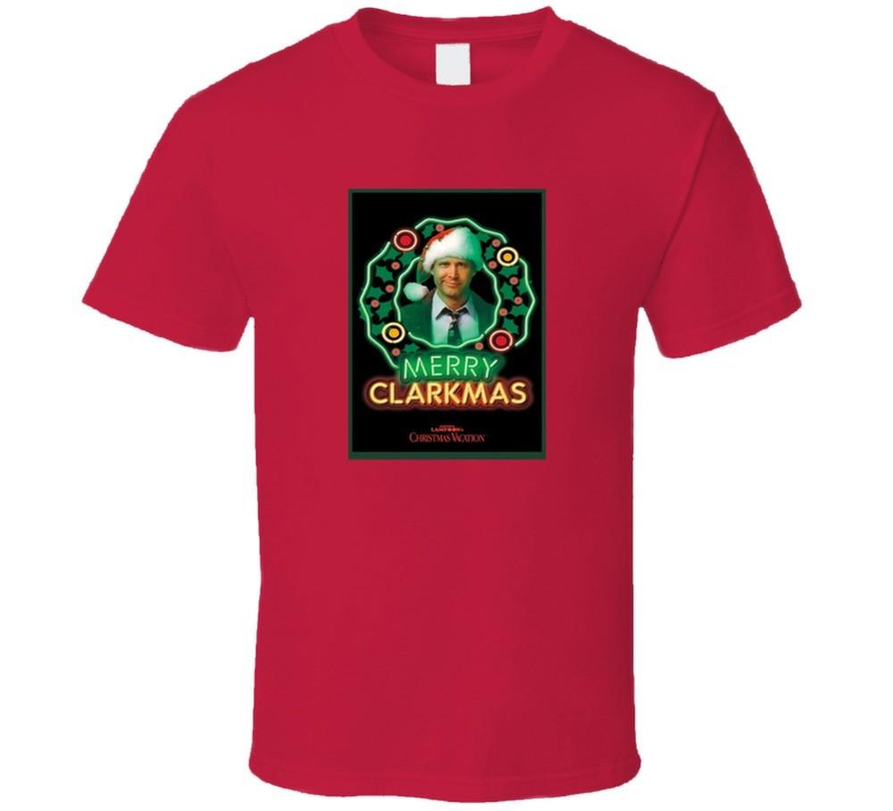 Merry Clarkmas Tee Funny Christmas Vacation Clark Griswold Movie T Shirt Unisex T-Shirt M