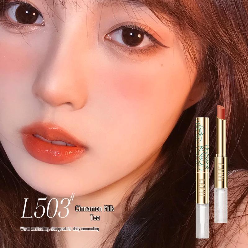 Lan Yi Honey Cordyceps Lipstick: Waterproof, Non-Fading, Non-Stick, Color-Locking Lip Protection.