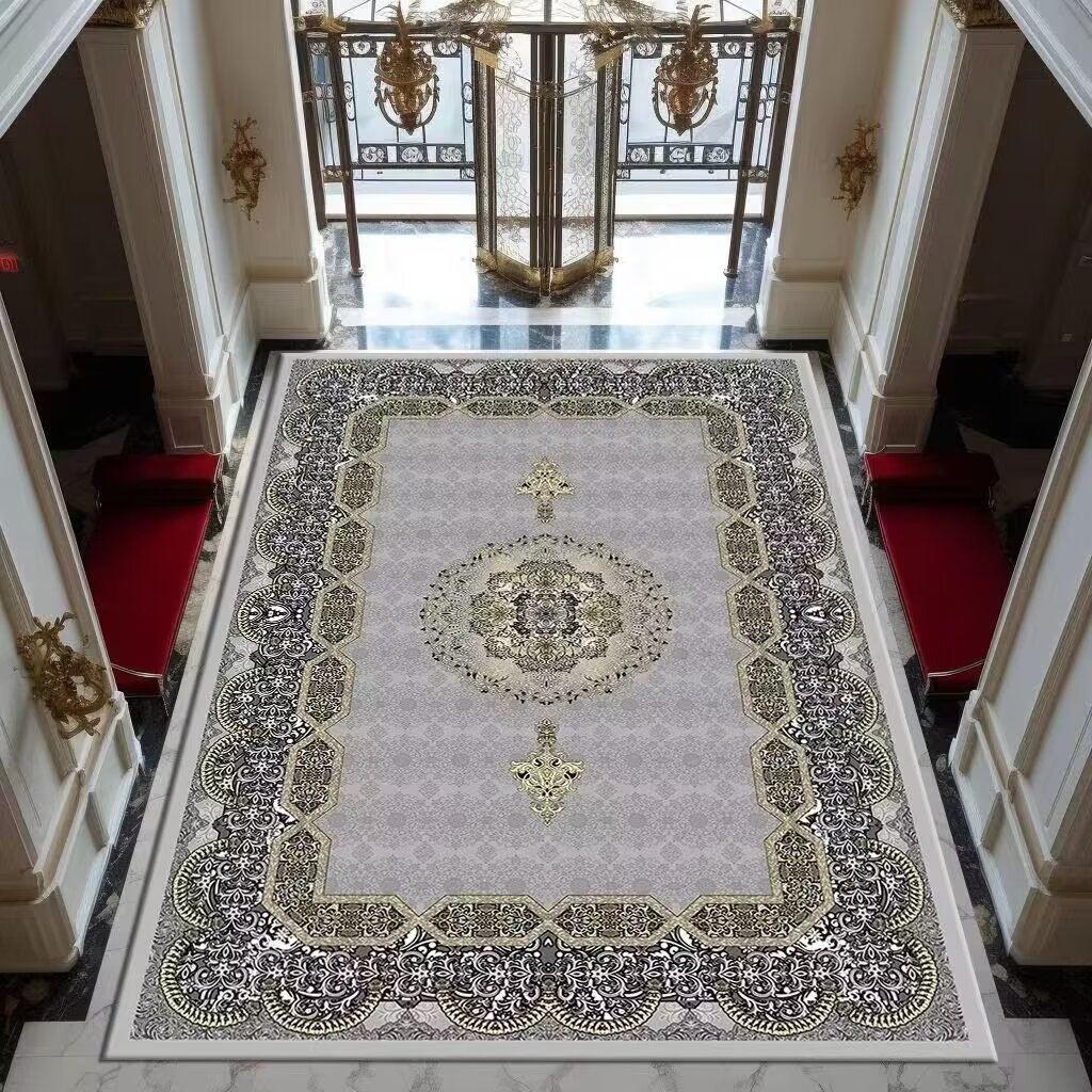 High-end Persia Style Carpet for Living Room Villa Hall Decoration Non-slip Floor Mat Home Bedroom Lounge Rugs Entrance Door Mat