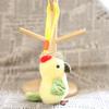 Cute Simulated Bird Plush Keychain, Small Parrot Stuffed Animal Pendant, Soft Sparrow Toy for Bag Backpack Purse, Cartoon Key Ring Charm Gift