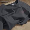 T-shirt da uomo a maniche corte in puro cotone Mark Huafei