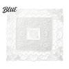 French Style Kitchen Table Accessories Retro Lace Placemat White Floral Doilies Embroidered Mat Cream Decorative Placemat Sheer Mesh Doily for Tea