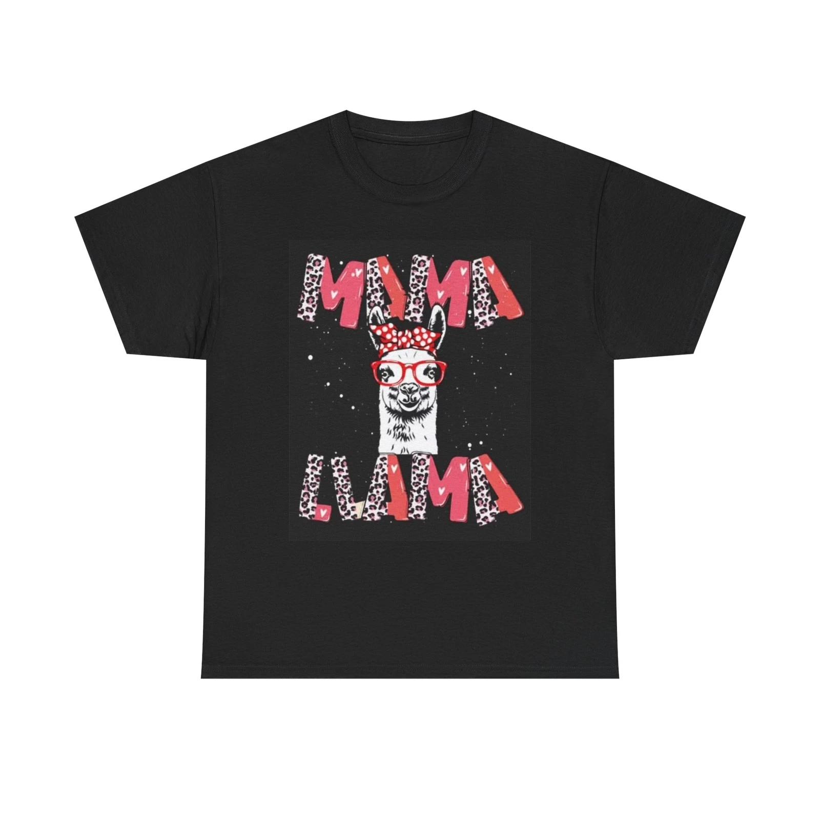 Men s and Women s T-shirts Mama Llama Graphic XXXL