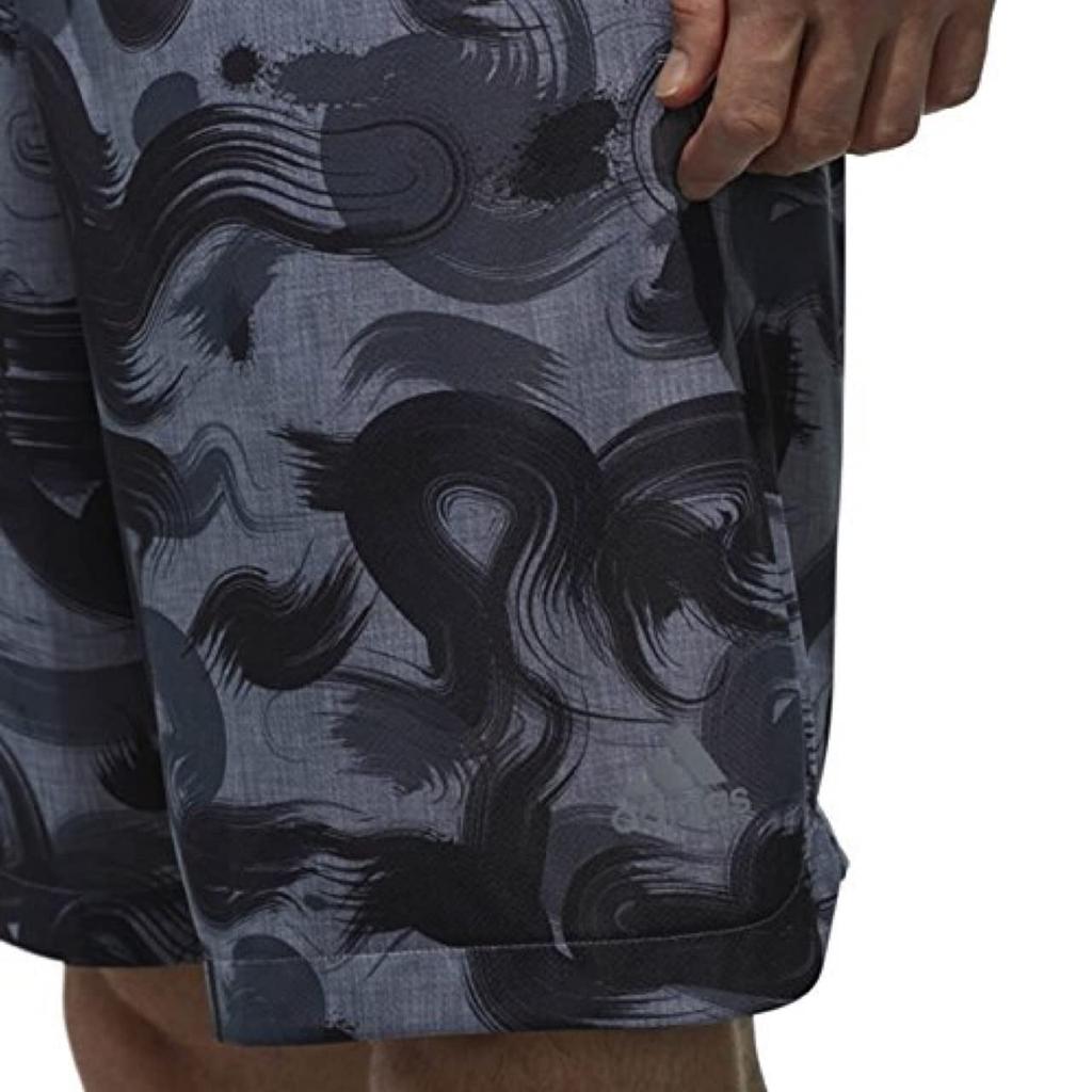 adidas M4T Brush Camo Knit Size M CX3536 Men's Shorts, (Waist 75-81cm), Black,