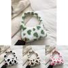 Plush Stylish Womens Handbag 2023 Spring Trendy Heart Shaped Tote Bag Casual