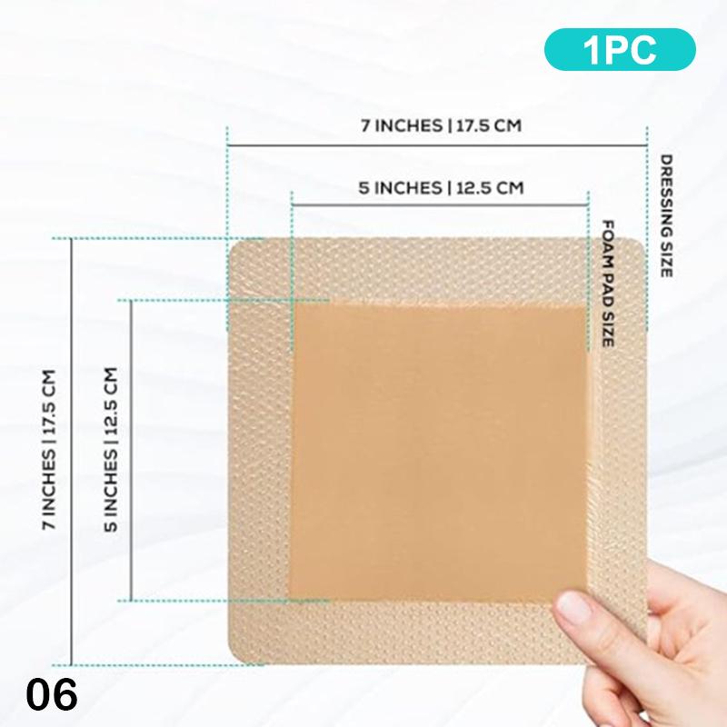 Hydrokoloidní adhezivní obvaz na rány 9 velikostí sterilní náplast na hojení proleženin podložka pro péči o rány pěnová obvazová náplast