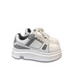 Popular outer wear platform white shoes women's 2025 spring new versatile muffin casual shoes board shoes heightening single shoe trend