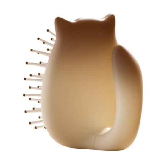 

Kids Cartoon Cat Air Cushion Brush Scalp Massage Hair Comb Anti-static Children Portable Fluffy Hair Styling Detangling Brush кавовий