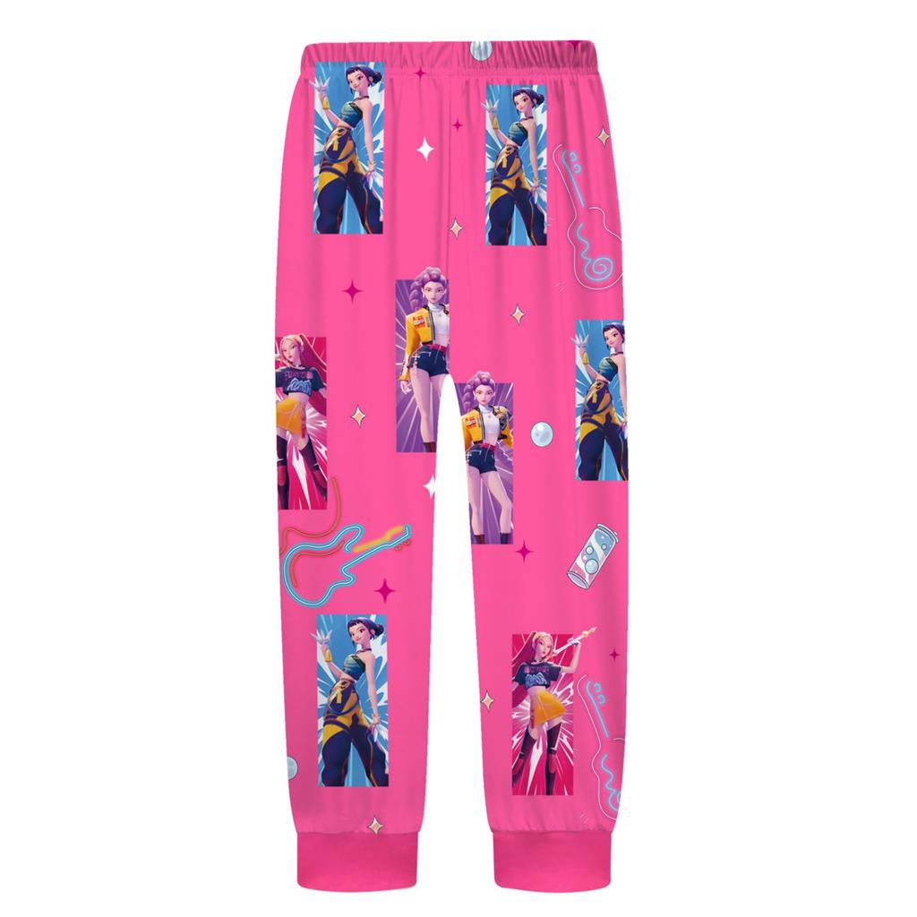 Children's Witch  Girls Printed Suit Long Sleeve Pants Suit