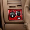 For Ram 1500 2006-2008 2500 3500 2006-2009 Car Accessories Carbon Fiber Headlight Switch Control Panel Cover Interior Sticker