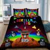 Gorilla Duvet Cover Pillowcase Game Gorilla Tag Bedding Set Adult Boy Girl Bedroom Decoration Children Gift Single Double Size