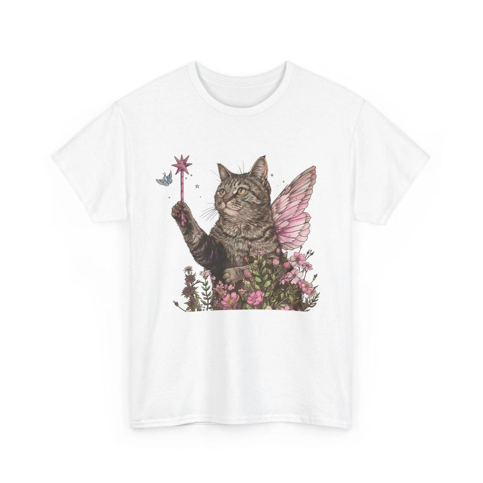 

Funny Cat T-Shirt for Men & Women – Adorable Cat Lover Graphic Tee M