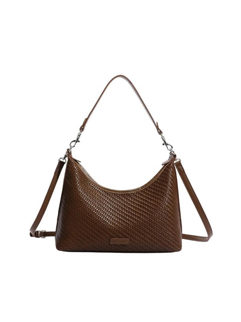 2026 Women's Woven Crossbody Bag - Korean Style, Simple, Versatile, Fashionable, Casual Underarm Bag