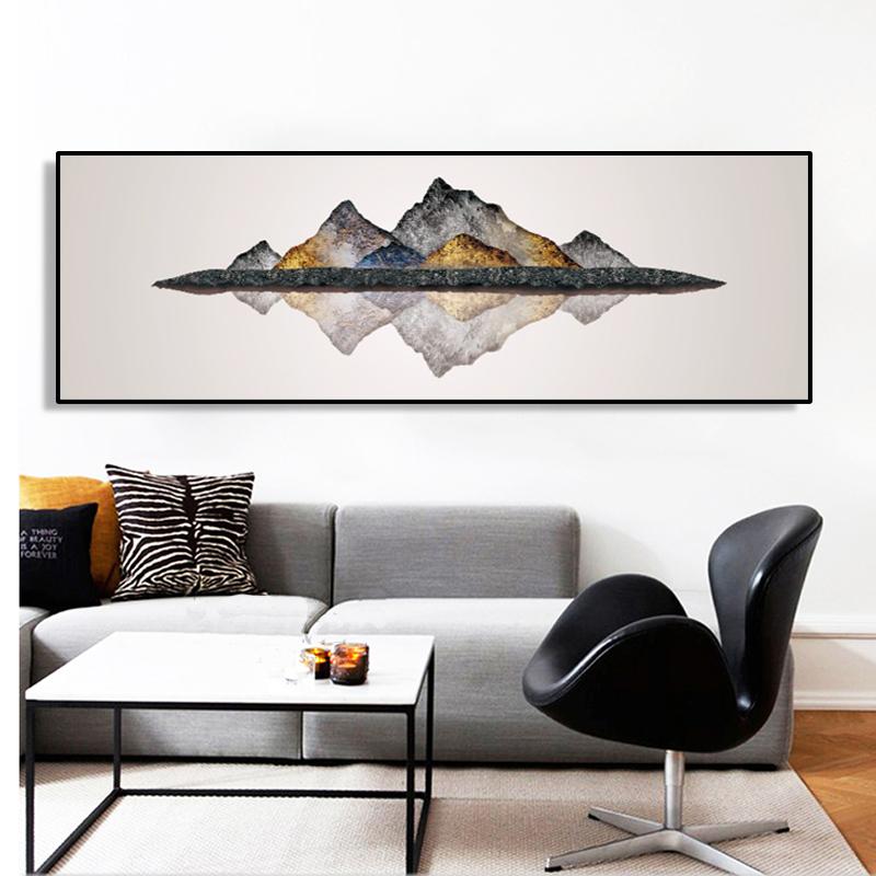 Arte abstrata pintura a óleo cartazes e impressões arte da parede pintura em tela ígnea rock mountain fotos para sala de estar decoração casa