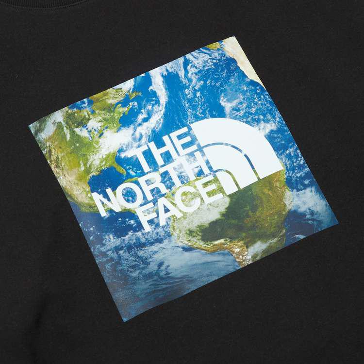 THE NORTH FACE Think Earth Sweatshirts Logo Sweatshirt Unisex Black NM5MN01J