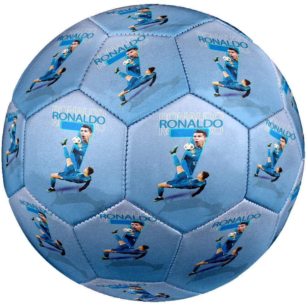 Ronaldo's Iconic Strike Size 5 Football Machine Sewn Indoor/Outdoor Training and Matches Soccer Accessory Perfect Birthday Christmas Gift Idea