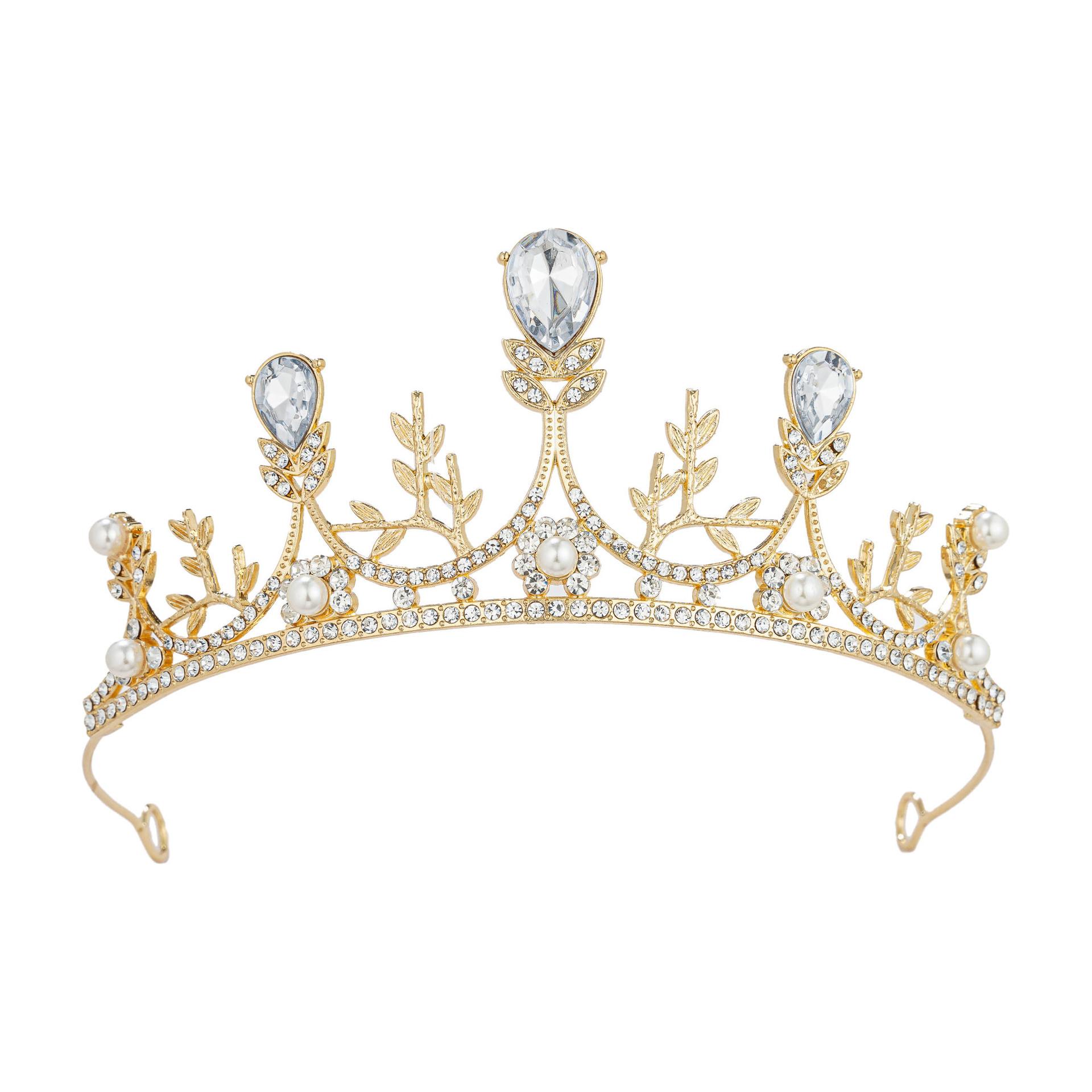 

Детские короны Головные уборы для девочек Повязки для волос Короны принцессы на день рождения Заколки для волос в корейском стиле для девочек Аксессуары для волос ручной работы со стразами