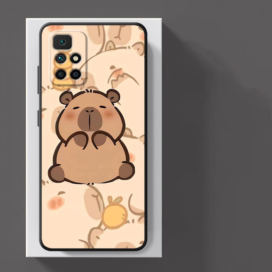 Hülle für Xiaomi Redmi 9 A4 A3 A5 12C K40 K80 Pro 13C 14C 10 A1 A2 Plus Funda Handyhülle Niedliches Capybara