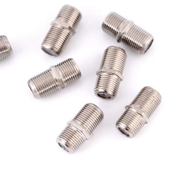 10pcs/Pack Aluminium Alloy Female F Connector Joiner Coupler Barrels Satellite/Cable TV Connector Adapter RG6 Coax Coaxial