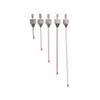 2Mm Ruby Tungsten Steel Head Od 10Mm 20Mm Measure Length M2.5 Thread Micrometer Height Lever Dial Test Gauge Tip Indicator Probe