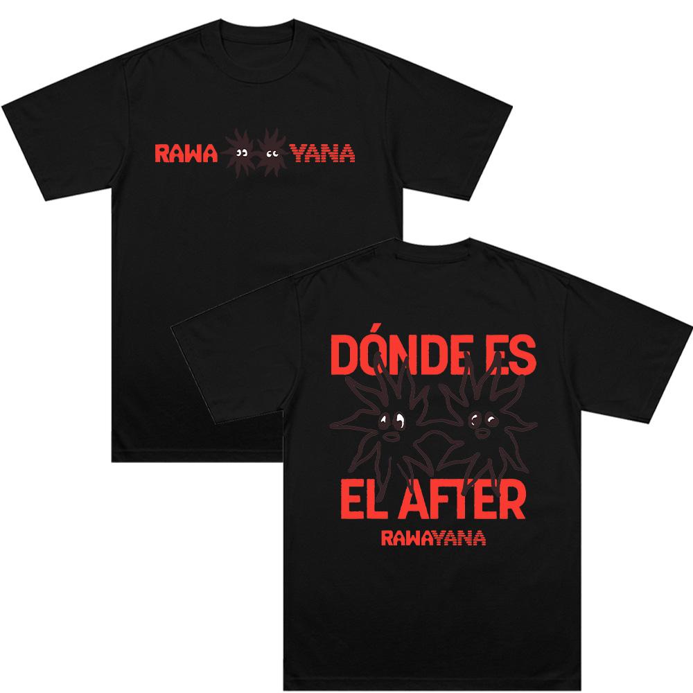 

Rawa Yana T-Shirts Rawayana Band Album Merch Clothing Unisex Fashion Cotton Comfortable Casual Top XS чёрный