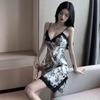 2025 Season Lightweight Lace Nightgown Sexy Ice Silk Camisole Forward-Tilt With A Breast Pad Blogger Loves Sexy Ladies Exotic