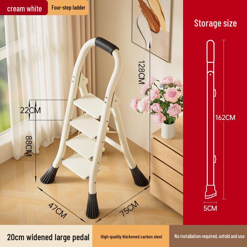 Multifunctional Telescopic Folding A-Frame Ladder – Portable, Lightweight & Indoor Use