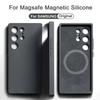 For Magsafe Liquid Silicone Magnetic Case For Samsung Galaxy S24 S22 S21 S23 S25 Ultra A15 A54 A35 A55 5G Wireless Charge Cover