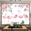 Warm 3D Non-woven Wallpaper Mural for TV Background, Weddings, Living Room, and Bedroom