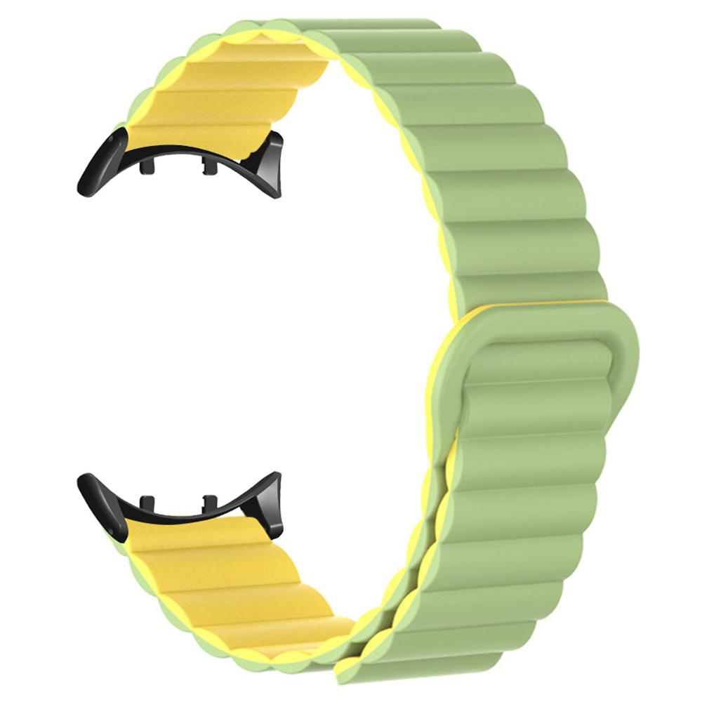 For Vivo Watch 3 Magnetic Sport Loop Watch Band Silicone Dual Color Strap