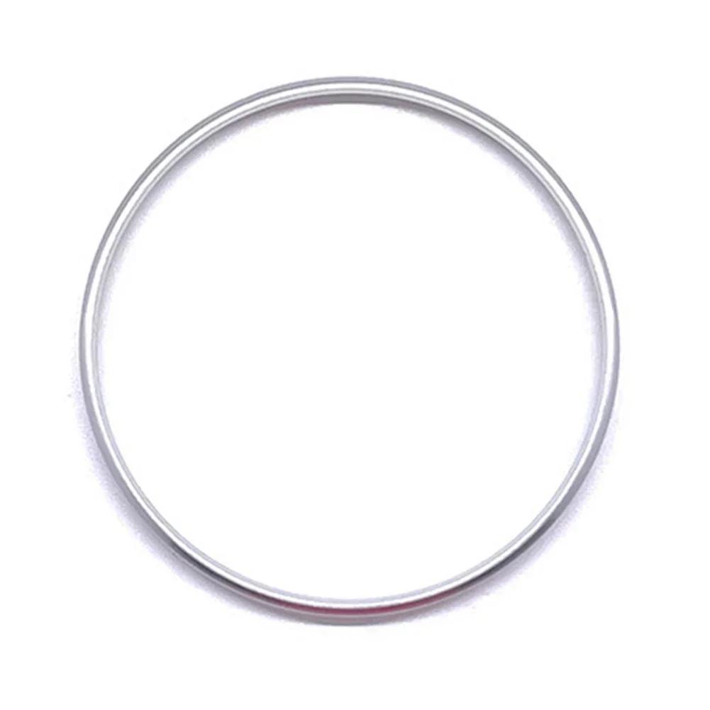 

1 шт. Декоративная рамка переключателя фар, наклейка из алюминиевого сплава, отделочное кольцо для Golf, Jett, Passat, аксессуары для салона автомобиля серебряный