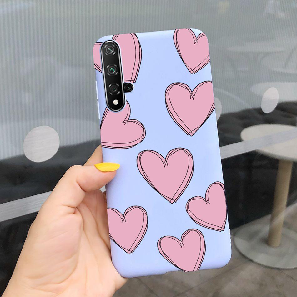 For Huawei Nova 5T Case Beautiful Girl Flower Phone Case For Huawei Nova5T YAL-L21 Soft Silicone Shockproof Back Cover Bumper