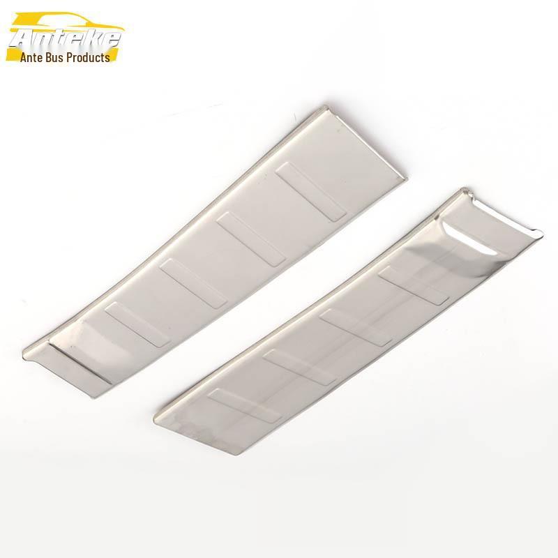 Outlander Rear Bumper Stainless Steel Tailgate Protection Strip and Decorative Sticker Accessories